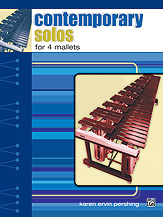 CONTEMPORARY SOLOS FOR FOUR MALLETS-P.O.P. cover